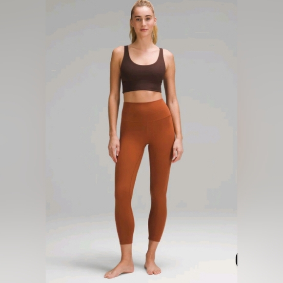 lululemon athletica Pants - Lululemon Align Pant II 23" Scalloped Bottom Rustic Clay Leggings